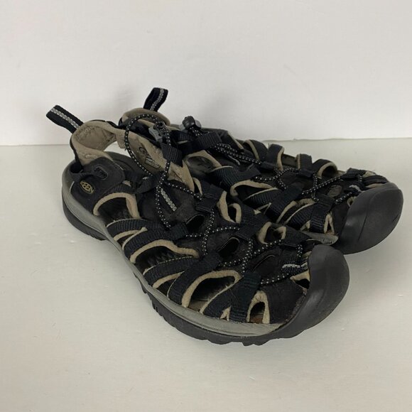 Keen Whisper Waterproof Sport Hiking Sandals Womens 7.5 Black - Picture 6 of 14